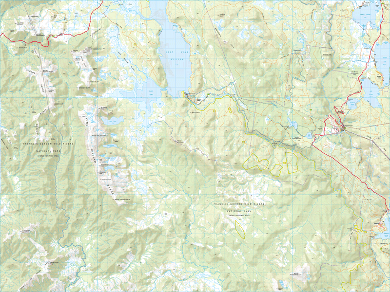 TASMAP buy Tasmanian maps online Digital King William 150000