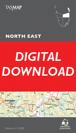 Digital North East 1:250000 Topographic Map