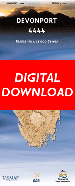 Digital Devonport 1:25000 Topographic/Cadastral Map