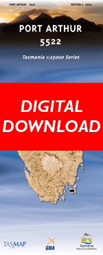 Digital Port Arthur 1:25000 Topographic/Cadastral Map