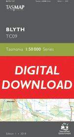 Digital Blyth 1:50000 Topographic Map