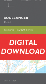 Digital Boullanger 1:50000 Topographic Map