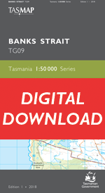 Digital Banks Strait 1:50000 Topographic Map
