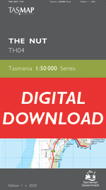 Digital The Nut 1:50000 Topographic Map