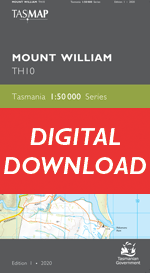 Digital Mount William 1:50000 Topographic Map