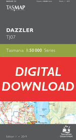 Digital Dazzler 1:50000 Topographic Map