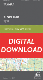 Digital Sideling 1:50000 Topographic Map