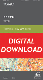 Digital Perth 1:50000 Topographic Map