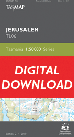 Digital Jerusalem 1:50000 Topographic Map