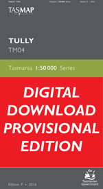 Digital Tully 1:50000 Topographic Map Provisional Edition