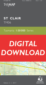 Digital St Clair 1:50000 Topographic Map