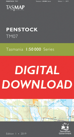 Digital Penstock 1:50000 Topographic Map
