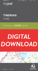 Digital Tiberias 1:50000 Topographic Map