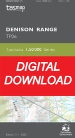 Digital Denison Range 1:50000 Topographic Map