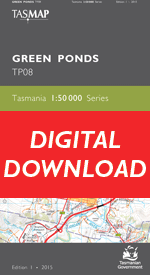 Digital Green Ponds 1:50000 Topographic Map