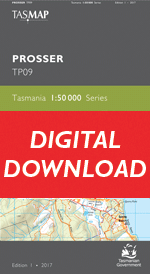 Digital Prosser 1:50000 Topographic Map