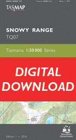 Digital Snowy Range 1:50000 Topographic Map 