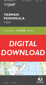Digital Tasman Peninsula 1:50000 Topographic Map