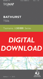 Digital Bathurst 1:50000 Topographic Map
