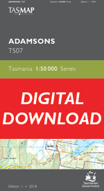 Digital Adamsons 1:50000 Topographic Map