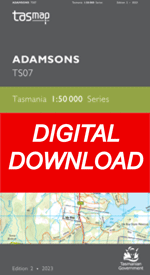 Digital Adamsons 1:50000 Topographic Map