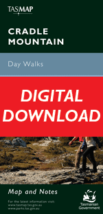 Digital Cradle Mountain Day Walk Map