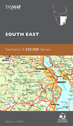 South East 1:250000 Topographic Map