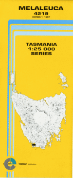 Melaleuca 1:25000 Topographic/Cadastral Map  <br> <font color=red> PRINT ON DEMAND ONLY
