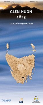 Glen Huon 1:25000 Topographic/Cadastral Map