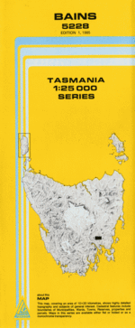 Bains 1:25000 Topographic/Cadastral Map
