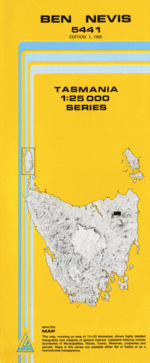 Ben Nevis 1:25000 Topographic/Cadastral Map