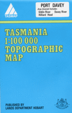 Port Davey 1:100000 Topographic Map