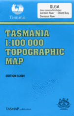 Olga 1:100000 Topographic Map
