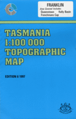 Franklin 1:100000 Topographic Map