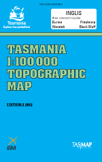 Inglis 1:100000 Topographic Map