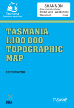Shannon 1:100000 Topographic Map
