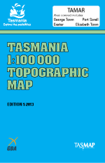 Tamar 1:100000 Topographic Map