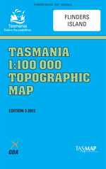 Flinders 1:100000 Topographic Map  <br> <font color=red> PRINT ON DEMAND ONLY
