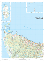 North West 1:250000 Topographic Map (flat) 