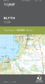 Blyth 1:50000 Topographic Map