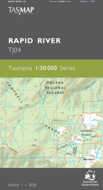 Rapid River 1:50000 Topographic Map 