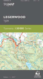 Legerwood 1:50000 Topographic Map 