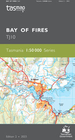 Bay Of Fires 1:50000 Topographic Map