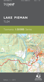 Lake Pieman 1:50000 Topographic Map