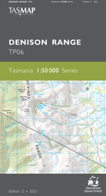 Denison Range 1:50000 Topographic Map