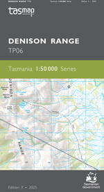 Denison Range 1:50000 Topographic Map