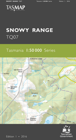 Snowy Range 1:50000 Topographic Map