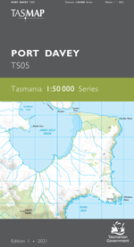 Port Davey 1:50000 Topographic Map