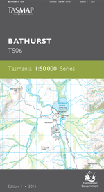 Bathurst 1:50000 Topographic Map