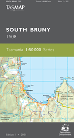South Bruny 1:50000 Topographic Map